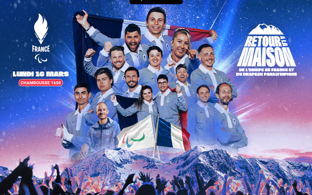Le retour de l’équipe de France et du drapeau paralympique